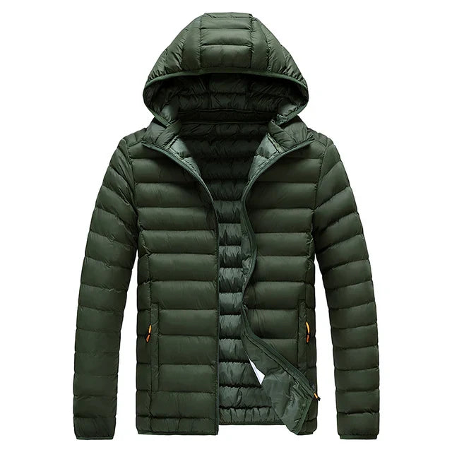 Green waterproof with zip transition jackets mens