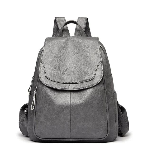 Women's - Leather Rucksack - Stylish & Practical Design - Durable & Trendy Backpack for Everyday Use