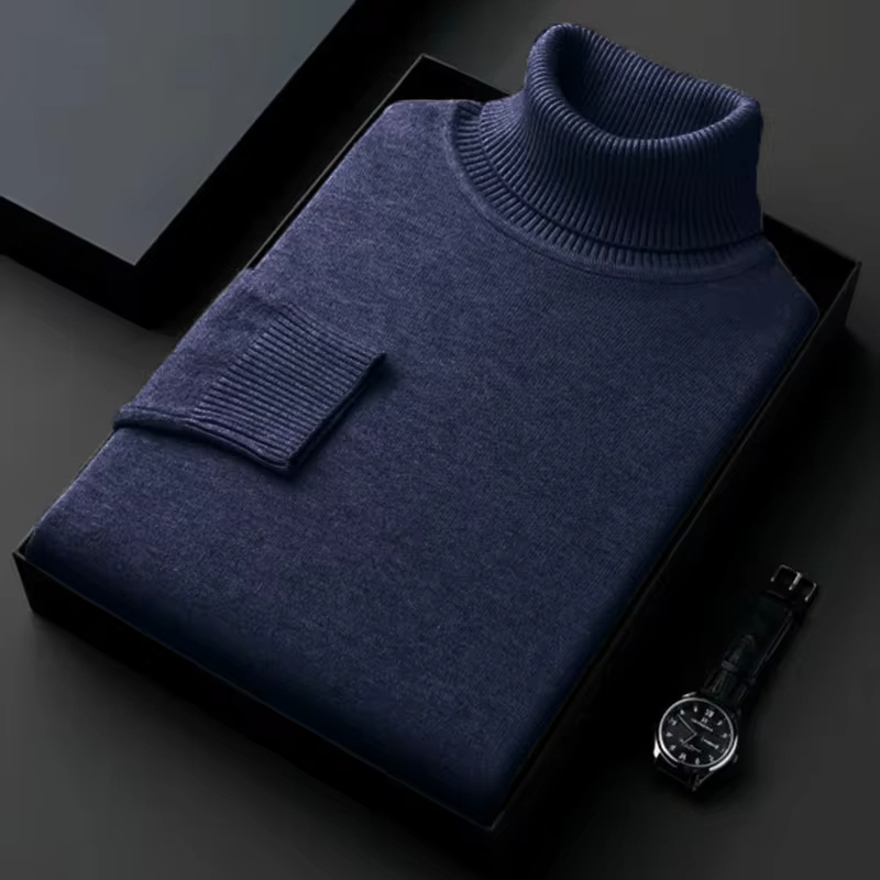 Soft turtleneck jumper in premium knitwear