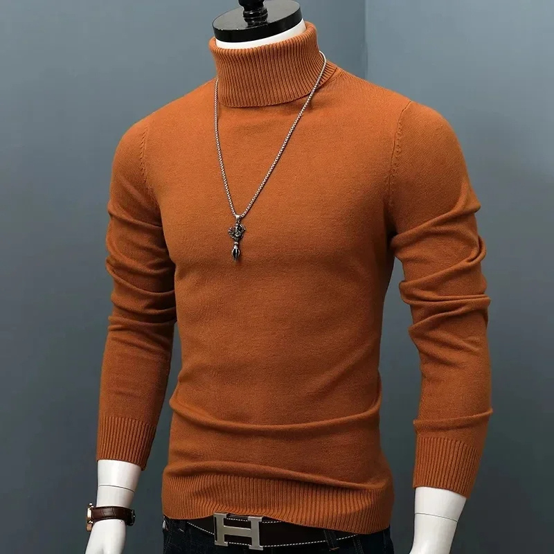 Tight-fitting knitted jumper slim fit