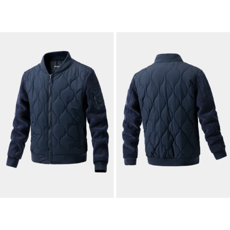 Men's quilted transitional jacket With zip