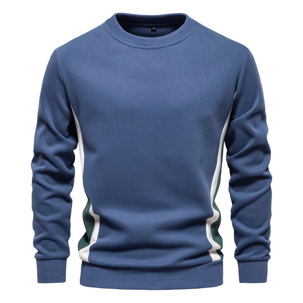 Casual jumper with side stripes