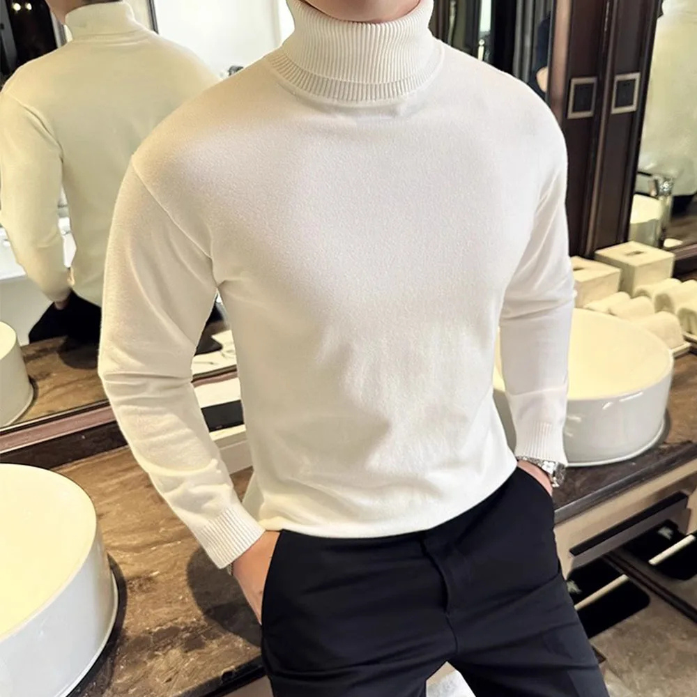 Comfortable fit Turtleneck jumper men