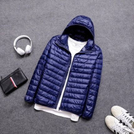 Lightweight quilted transitional jacket for men