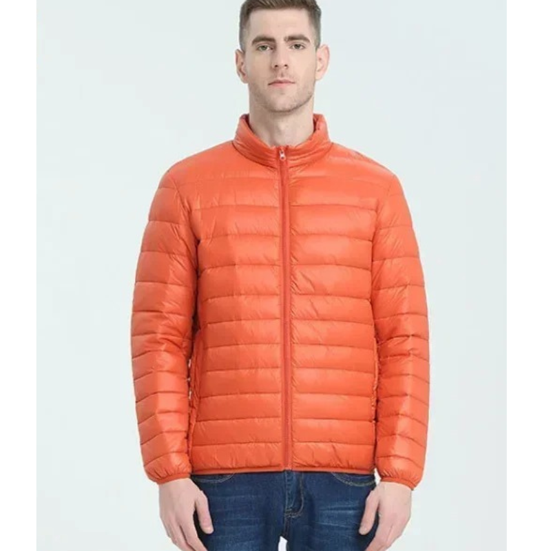 Men's quilted transition jacket lightweight, Insulated, With zip