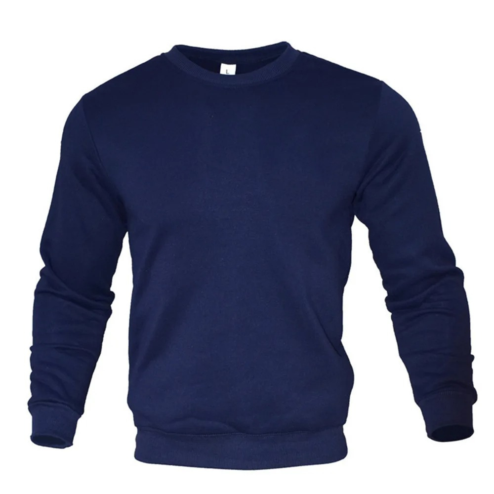 Round neck long sleeve basic jumper