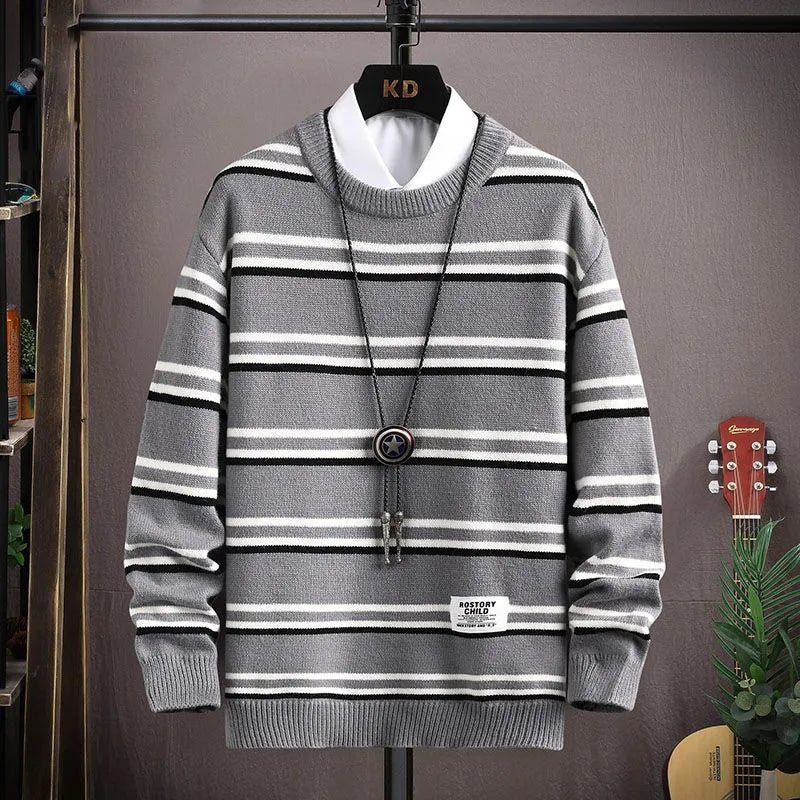 Soft knitted jumper for men