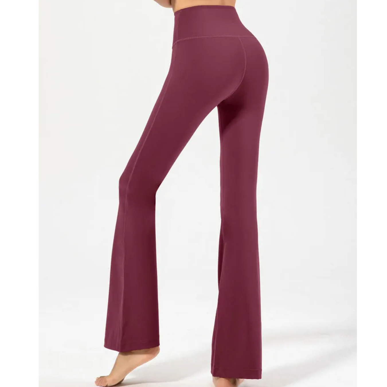 Seamless Flared Pants Ladies with High Waist and Stretch