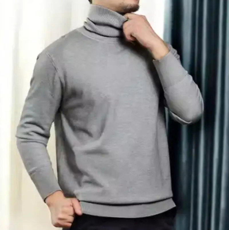 Cosy turtleneck jumper in fine knit