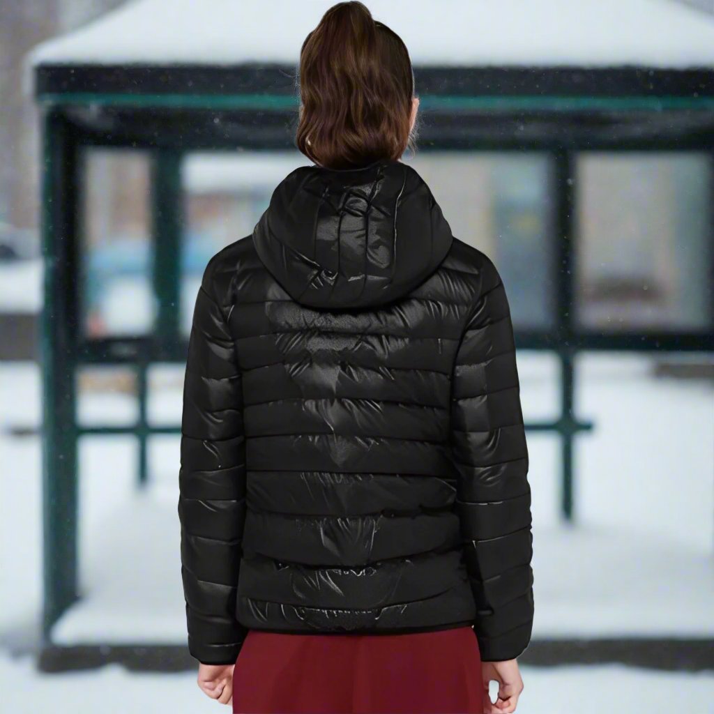 Women’s Jacket - Warm Padded with Hood - Cozy and Stylish Outerwear for Cold Weather