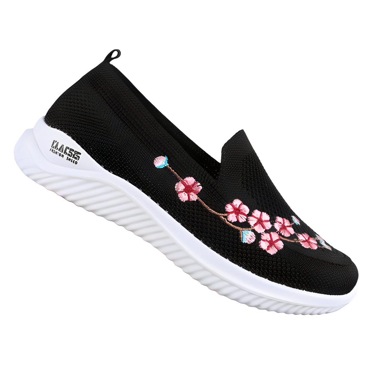 Trainers in floral mesh