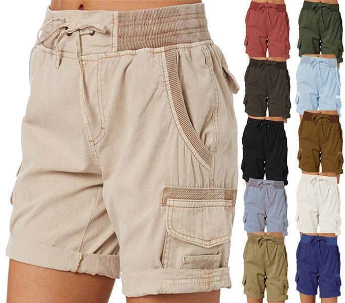 Elegant shorts with high waist