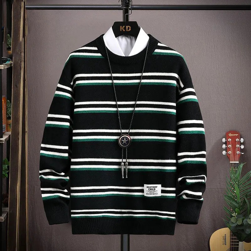 Soft knitted jumper for men