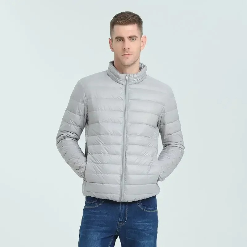 Men's quilted transition jacket lightweight, Insulated, With zip