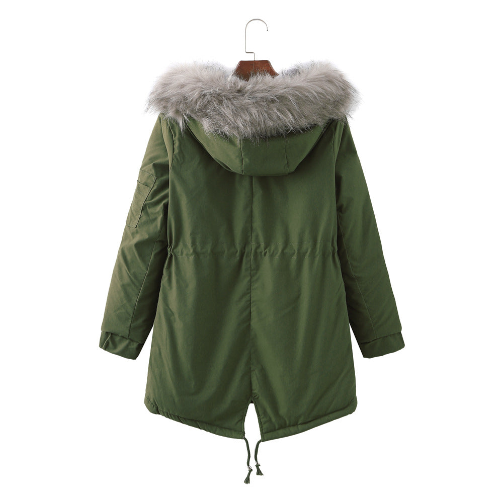 Women - Winter Jacket - Thick Fleece Cotton - Warm & Stylish Cold Weather Outerwear