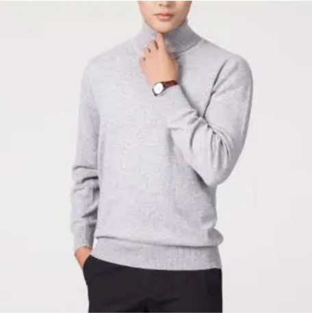 Elegant knit  turtleneck jumper men