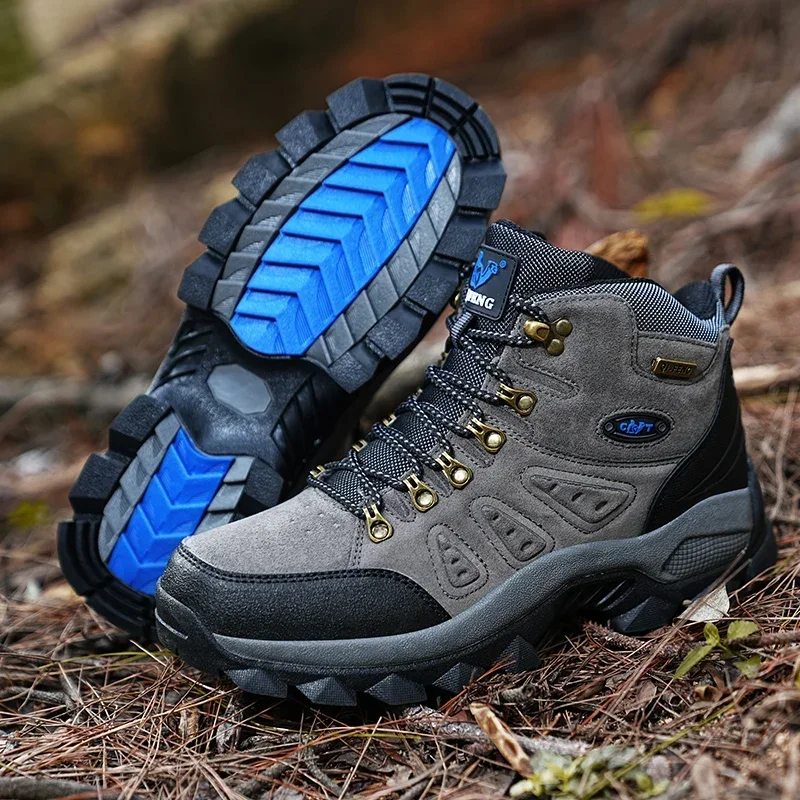 Hiking Shoes Men Waterproof Non-slip Outdoor Trekking Boots