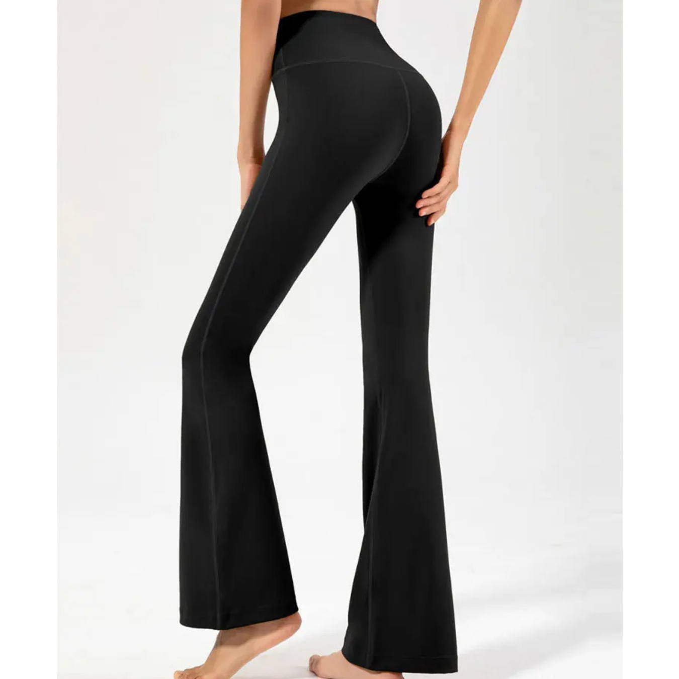 Seamless Flared Pants Ladies with High Waist and Stretch