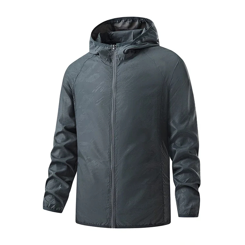 Men's waterproof mackintosh with hood for outdoor activities