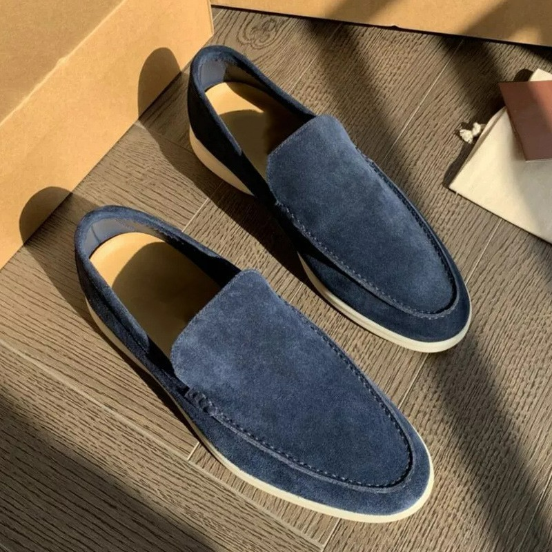 Men's casual suede loafers