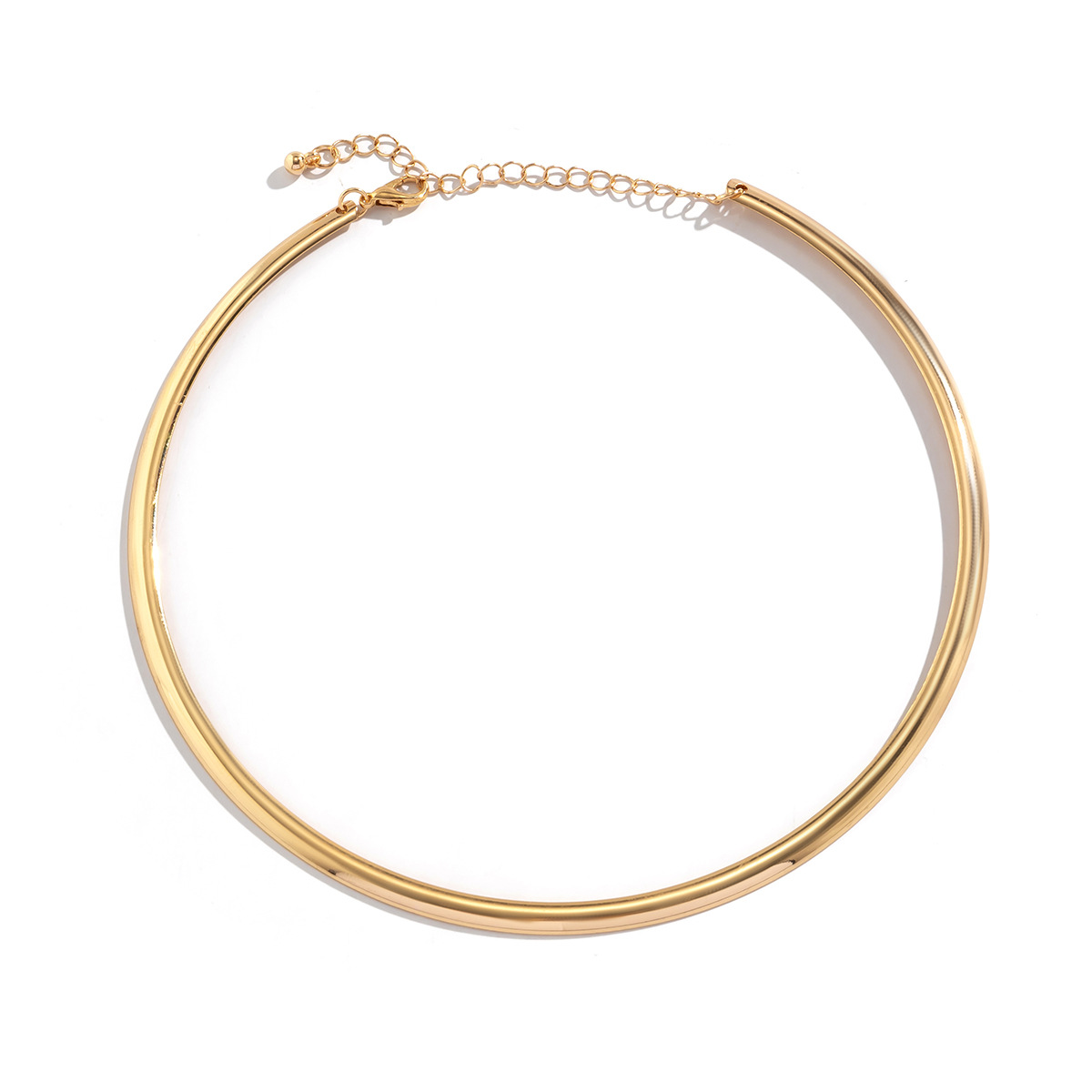 Ring clavicle choker necklace