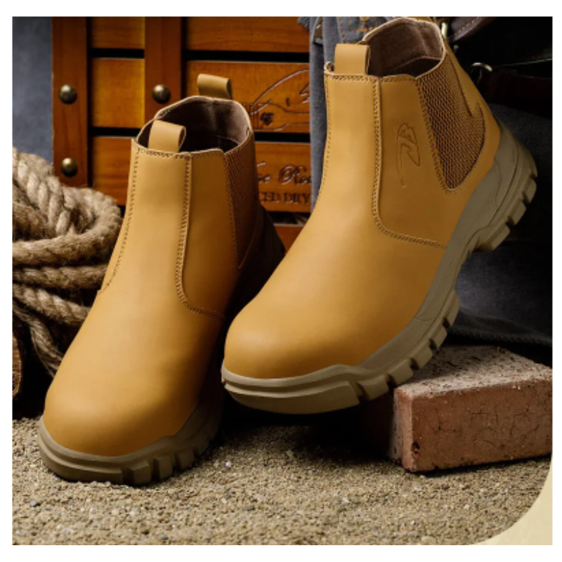 Boots with waterproof upper and padded sole