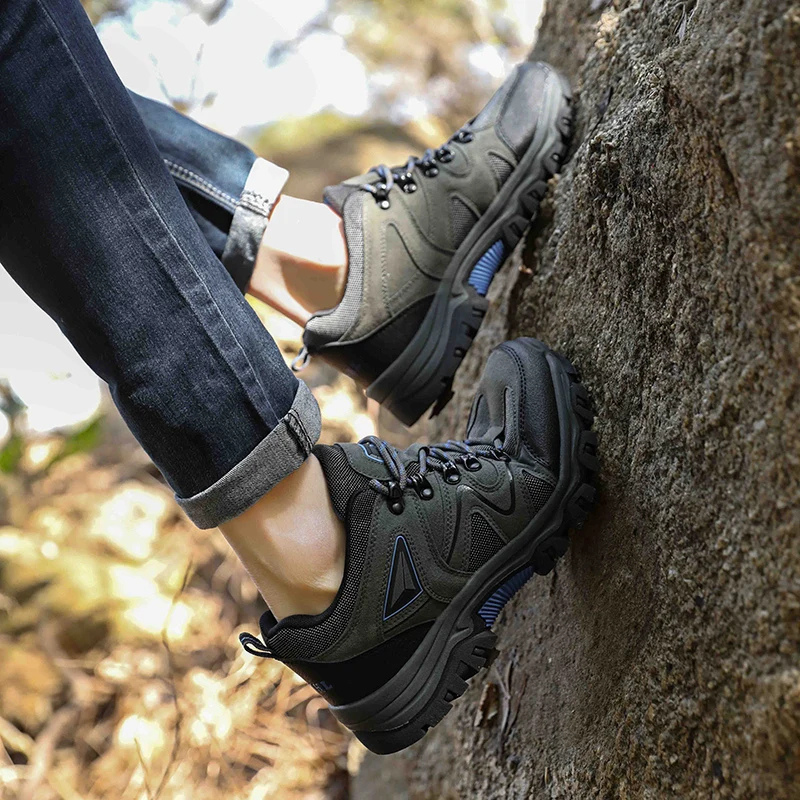 Hiking Shoes Men Breathable Non-slip Outdoor Trekking Shoes