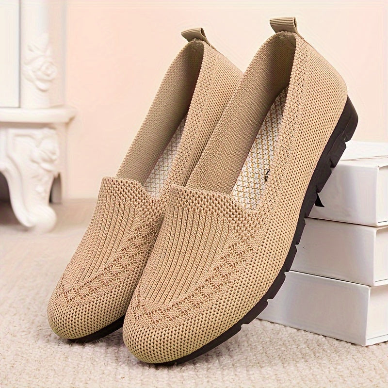 Women's - Slip-On Loafers - Lightweight Mesh - Breathable Comfort Shoes for Everyday Wear