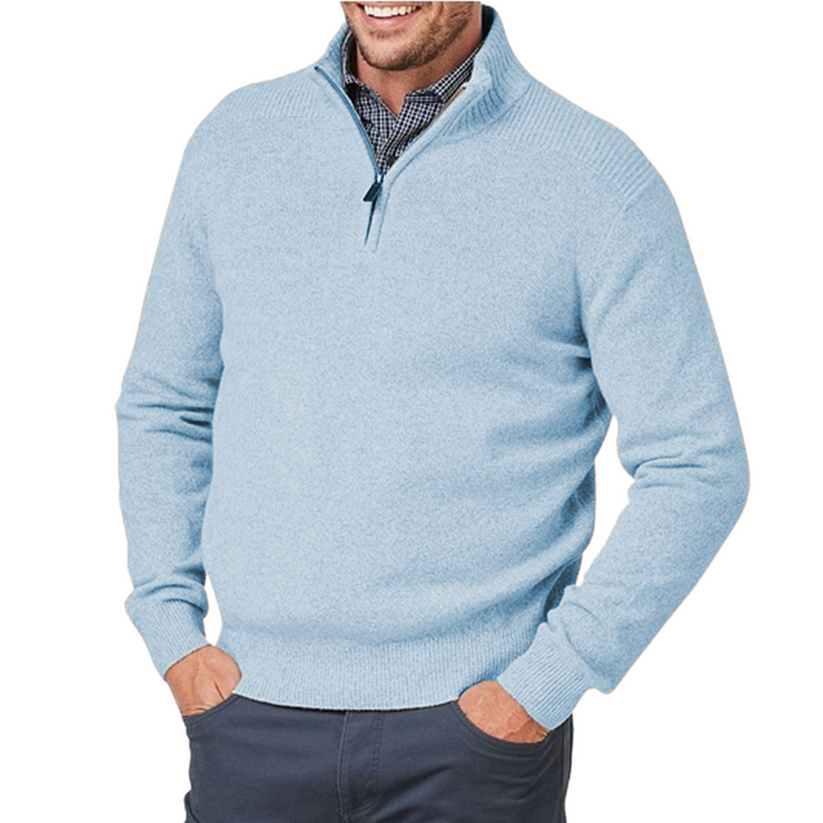 Men's three-quarter zip jumper