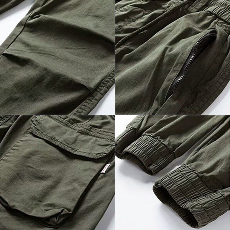 Stretchy cargo trousers