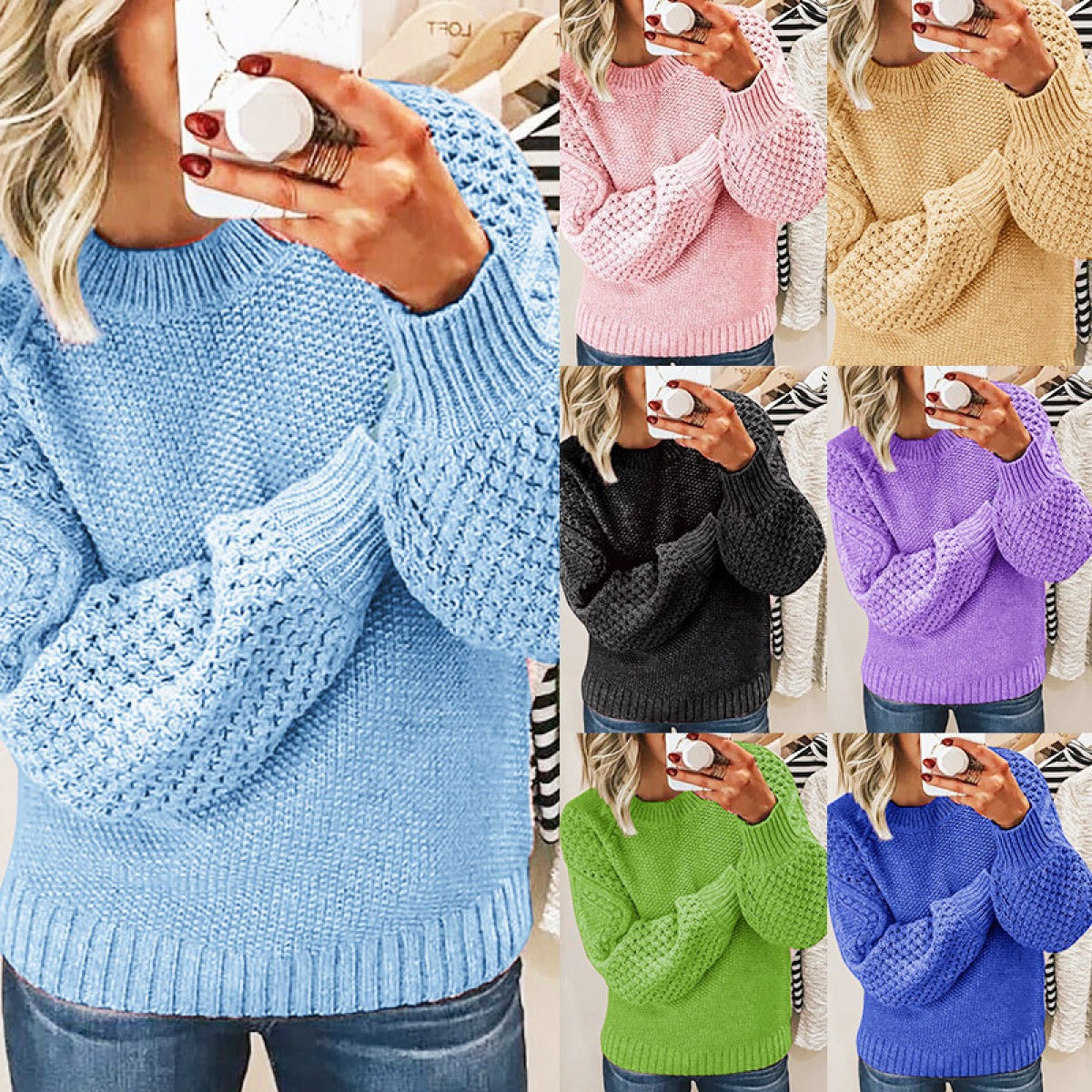 Women - Jumper - Cozy Knit Sweater - Chic and Warm Fashion for Every Occasion