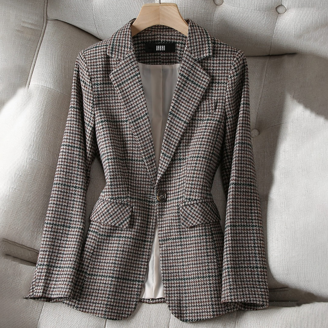 Deluxe checked blazer