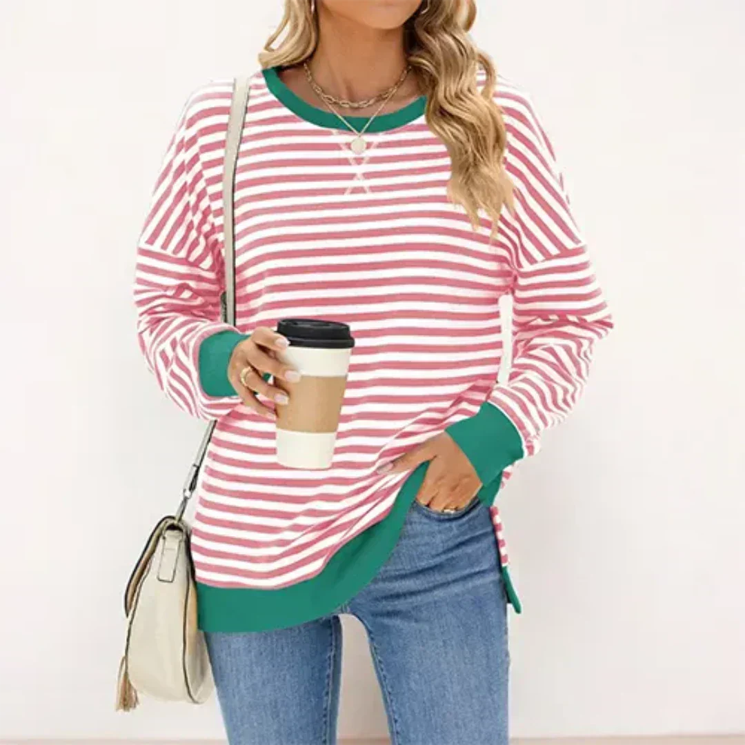 Women - Jumper - Cozy Knit with Stylish Daisy Design - Your New Favorite Sweater for Comfort and Style