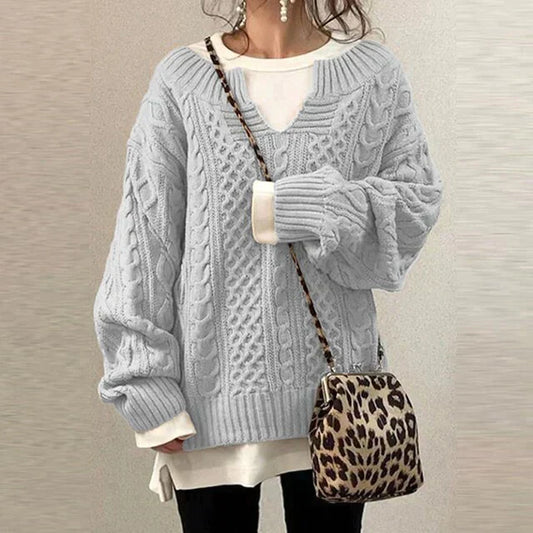 Exclusive knitted cable jumper