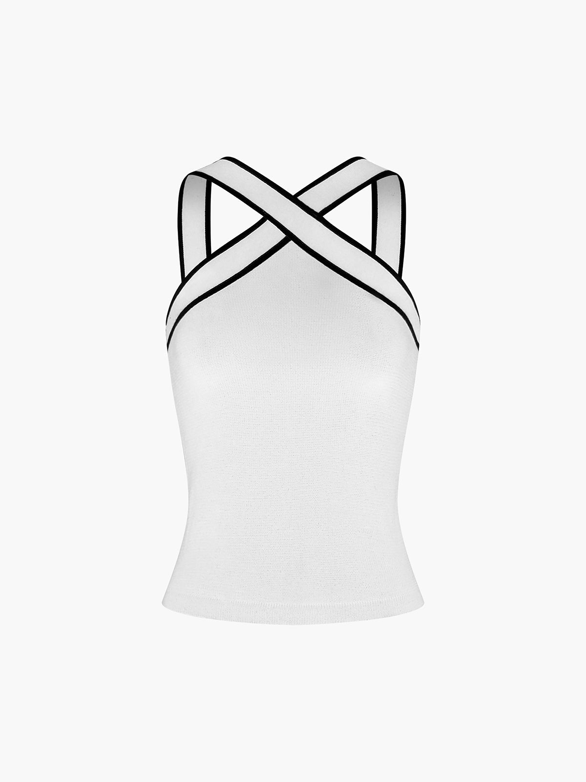 Sleeveless backless tank top