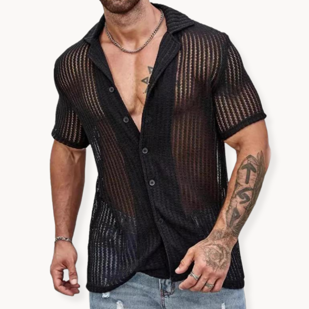 Hollow body knitted shirt