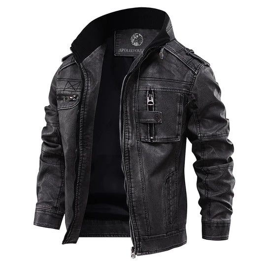 Men's leather jacket