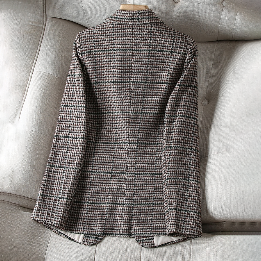 Deluxe checked blazer