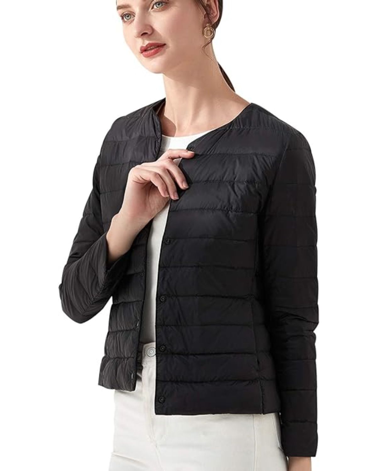 Women - Down Jacket - Lightweight & Warm - Ideal for Cold Days