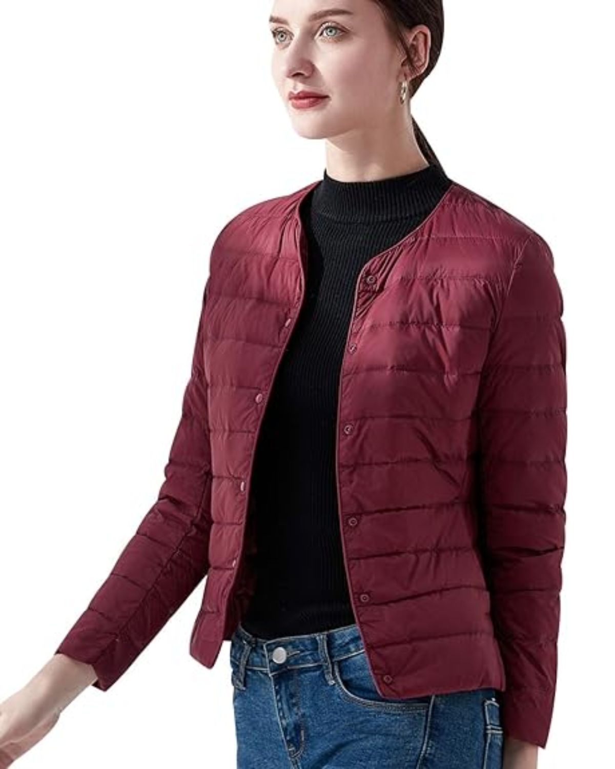 Women - Down Jacket - Lightweight & Warm - Ideal for Cold Days