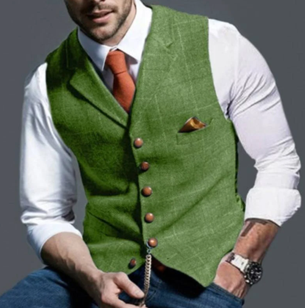 Elegant men's waistcoat