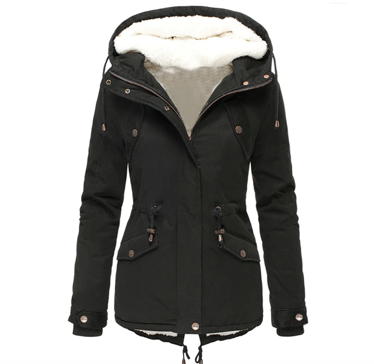 Women's Classic Winter Jacket - Cozy Warmth - Stylish and Functional Outerwear for Cold Weather