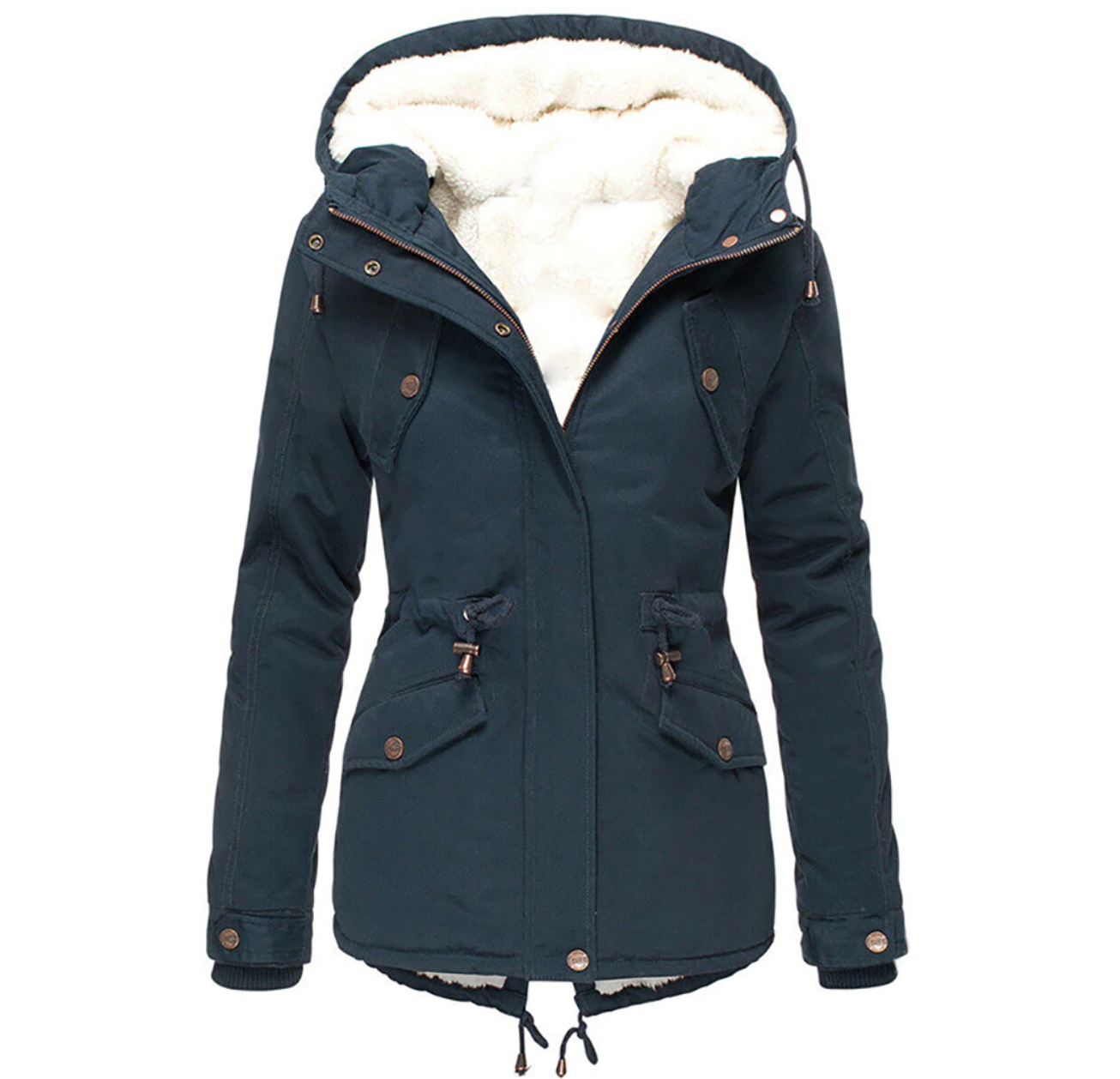 Women's Classic Winter Jacket - Cozy Warmth - Stylish and Functional Outerwear for Cold Weather