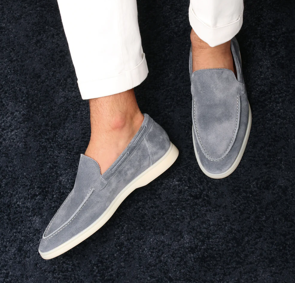 Classic men's suede loafers