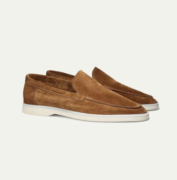 Classic men's suede loafers