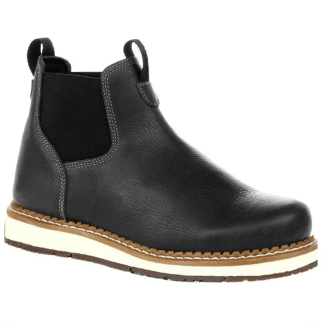 Stylish leather boots for men