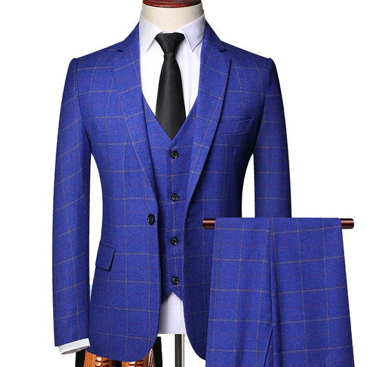 Peaky-Inspired 3-Piece Suit