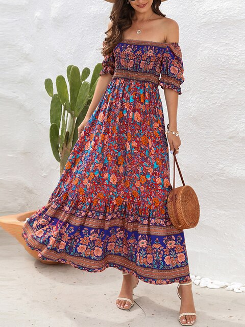 Long boho dress