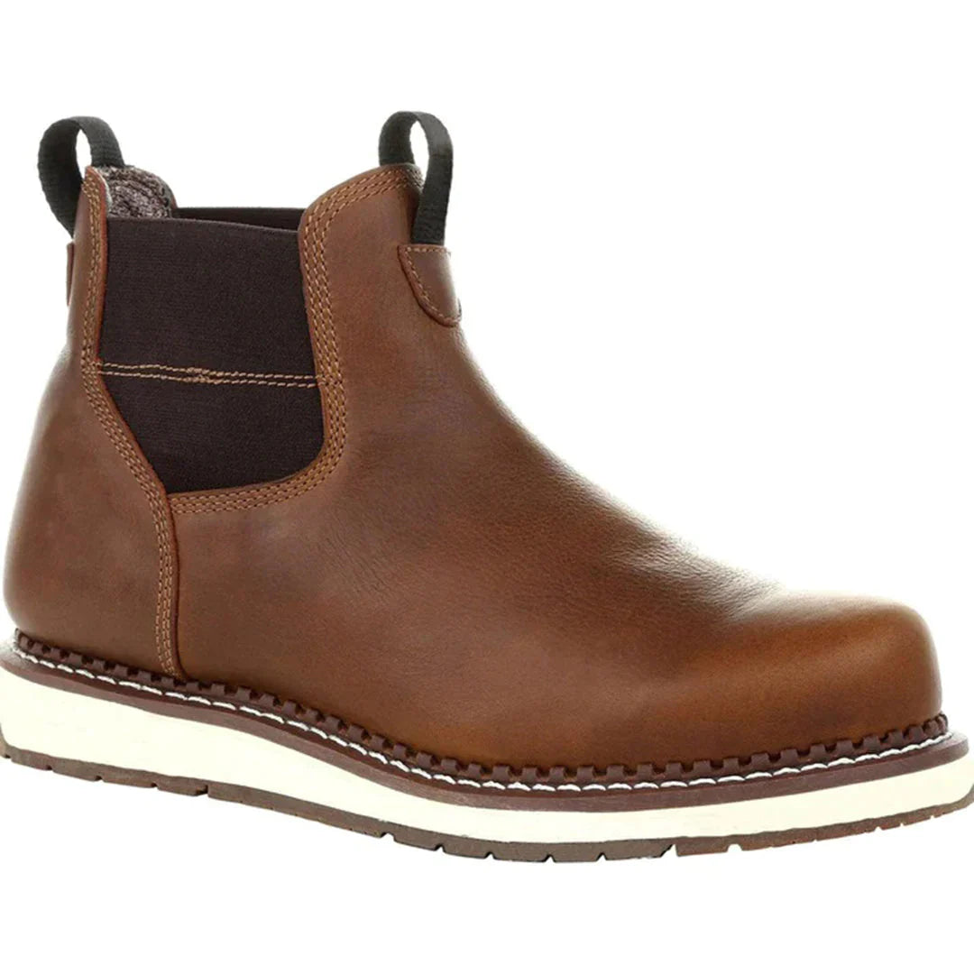 Stylish leather boots for men