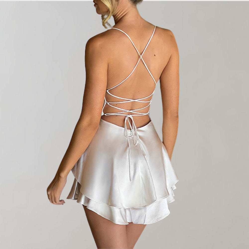 Backless summer dress